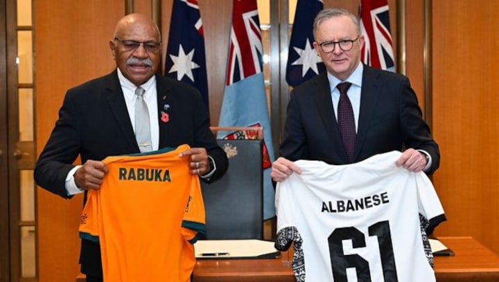 Fijian prime minister 'more comfortable dealing with traditional friends' like Australia than China