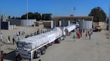 Israel- Hamas War: Aid trucks enter Egypt’s Rafah border crossing with Gaza Strip