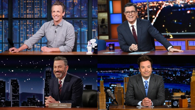 Late Night hosts Jimmy Fallon, Jimmy Kimmel & others address 'horror' of Israel-Hamas war: 'We didn't even attempt...' Late Night hosts Jimmy Fallon, Jimmy Kimmel & others address 'horror' of Israel-Hamas war: 'We didn't even attempt...'