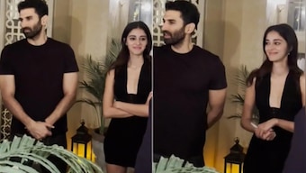 Aditya Roy Kapur, Ananya Panday get cosy on date night, cute moment caught on camera