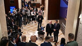 EU ministers meet in Ukraine in show of support despite US, Slovakia wobbles