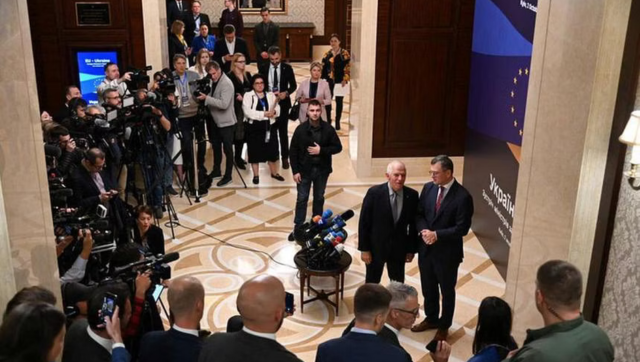 EU ministers meet in Ukraine in show of support despite US, Slovakia wobbles EU ministers meet in Ukraine in show of support despite US, Slovakia wobbles