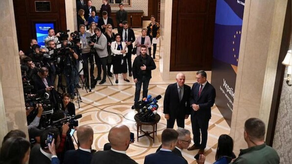 EU ministers meet in Ukraine in show of support despite US, Slovakia wobbles