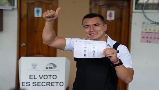 Ecuador elects youngest-ever president to fix 'destroyed' country Ecuador elects youngest-ever president to fix 'destroyed' country