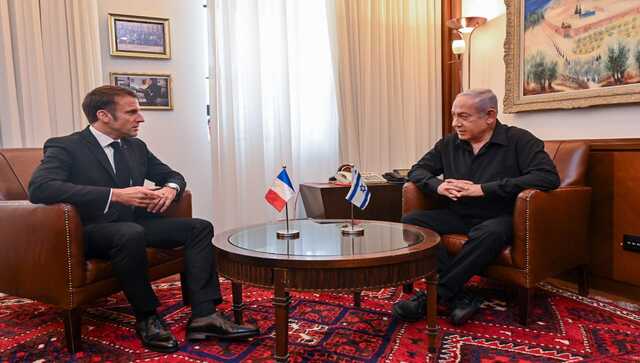 Countries fighting IS 'should also fight again Hamas': France Prez Emmanuel Macron in Israel Countries fighting IS 'should also fight again Hamas': France Prez Emmanuel Macron in Israel