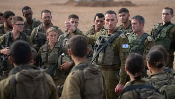 Israel focused right now on victory & dismantling Hamas, says IDF chief to troops