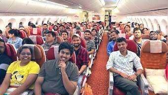 WATCH: 'Vande Mataram' and 'Bharat Mata ki Jai' chants ring out loud in the air as Indian evacuees leave Israel