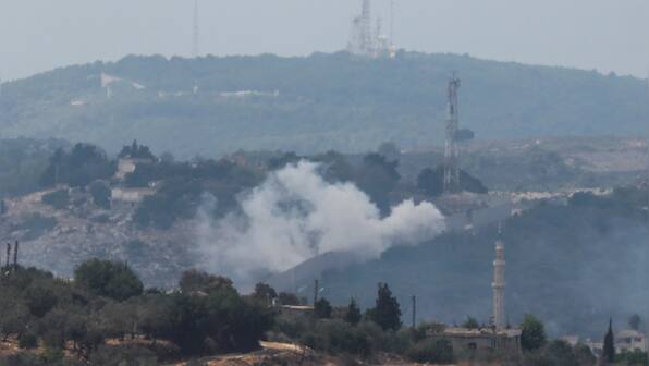 Israeli artillery targets south Lebanon after Hezbollah fires rockets into Israel