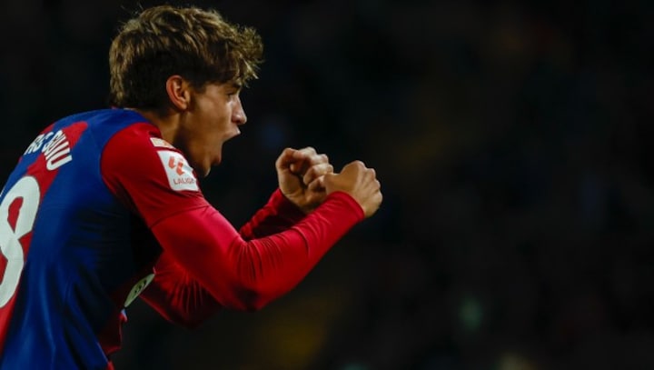 European football roundup: Marc Guiu, 17, scores winner for Barca; Aston Villa thrash West Ham