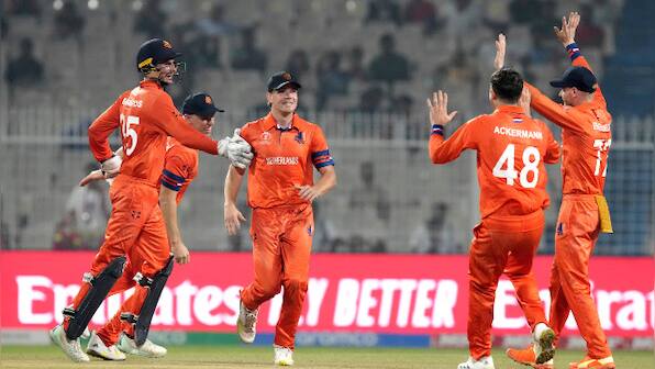 World Cup 2023: Scott Edwards, Paul van Meekeren inspire Netherlands to dominant 87-run victory over Bangladesh