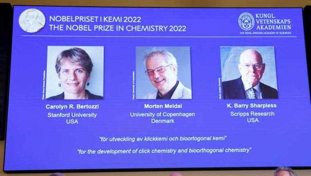 List of Nobel chemistry winners possibly leaked: Sweden media List of Nobel chemistry winners possibly leaked: Sweden media