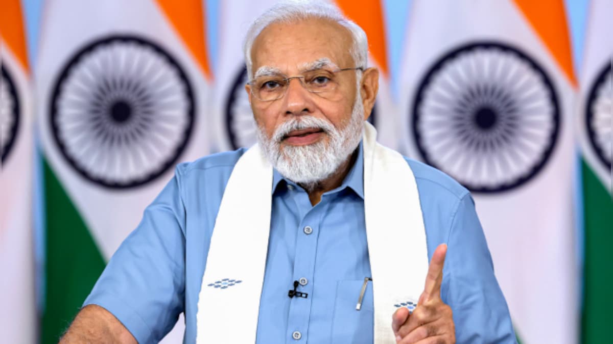 PM Modi pays floral tribute to Sardar Patel at Statue of Unity in Gujarat