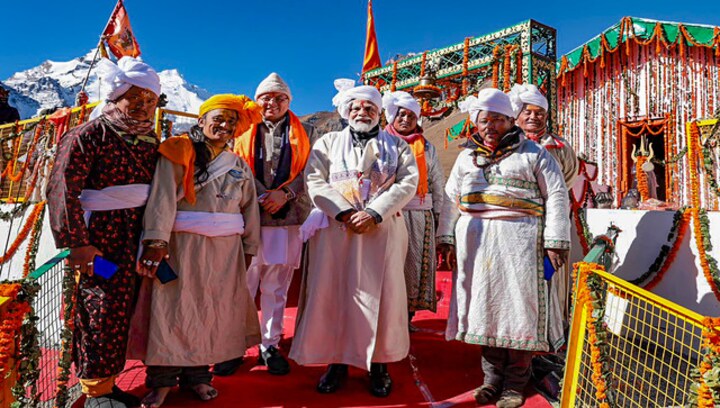 Temple visits, meditating at cave and more: Tracing PM Narendra Modi’s spiritual journey