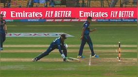 Adil Rashid gets run out in bizarre fashion as England collapse for 156 vs Sri Lanka