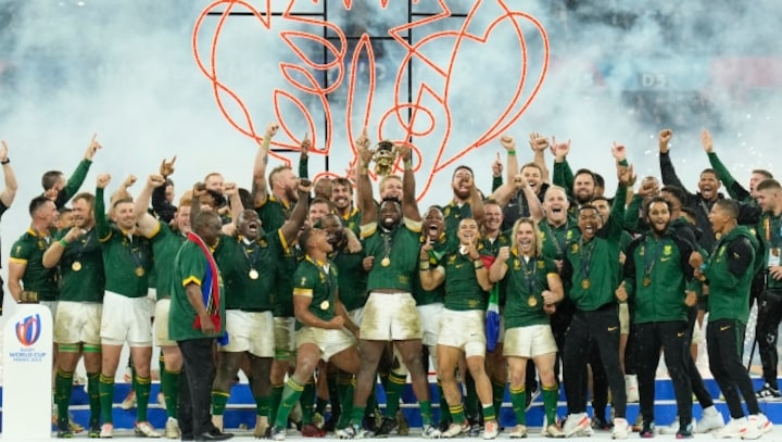 Rugby World Cup: South Africa beat New Zealand by a point to win record fourth title