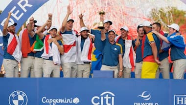 Ryder Cup: Europe stave off late charge from USA to win seventh consecutive title at home