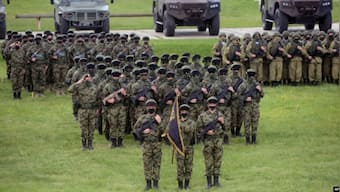 Serbia decreases number of troops near Kosovo