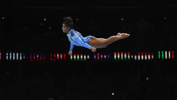 Gymnastics' all-around queen Simone Biles claims 21st world title