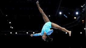 Simone Biles in spectacular 'once in lifetime' return at gymnastics World Championships