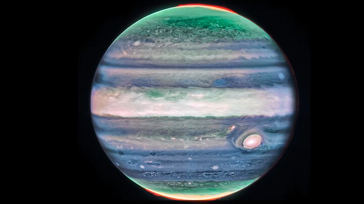 Something Fishy in Jupiter: James Webb Telescope catches fast-moving jet stream near planet’s equator