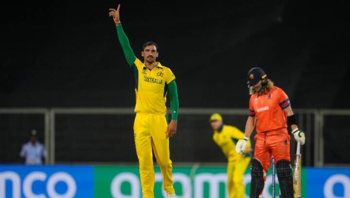 World Cup 2023: Mitchell Starc claims hat-trick before rain washes out Australia-Netherlands warm-up match