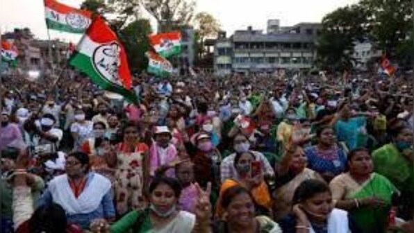 TMC workers march in protest against Bengal minister Jyotipriyo Mallick's arrest