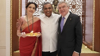 IOC Session in India: Nita Ambani and Mukesh Ambani host IOC President Thomas Bach at their residence