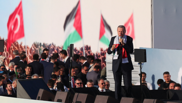 Turkey: Erdogan slams Israel at pro-Palestine rally Turkey: Erdogan slams Israel at pro-Palestine rally