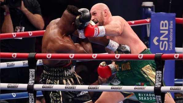 Tyson Fury wins split decision against MMA fighter Francis Ngannou