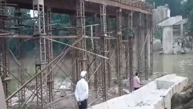 In UP, under-construction bridge, being built at cost of Rs 8 crore, collapses In UP, under-construction bridge, being built at cost of Rs 8 crore, collapses