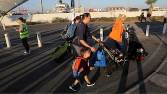 US citizens fleeing Israel arrive in Cyprus by sea