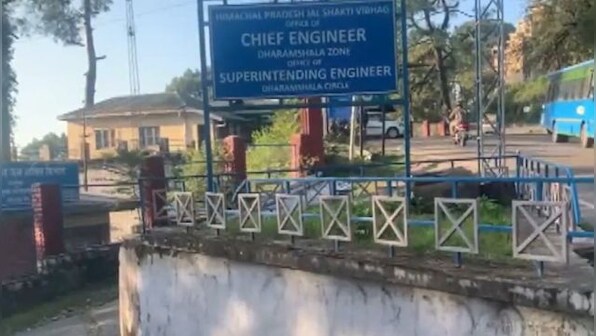 WATCH: Ahead of ICC World Cup 2023, Khalistan graffiti painted outside govt office in Himachal Pradesh's Dharamsala
