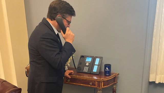 New US House Speaker Mike Johnson holds phone call with Israel's Netanyahu New US House Speaker Mike Johnson holds phone call with Israel's Netanyahu