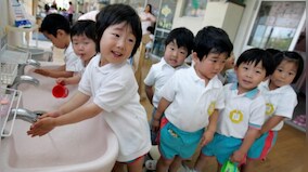 Pitter-patter: Why Japan is giving jobs to toddlers at nursing homes