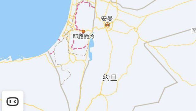 Israel missing from Chinese digital maps Israel missing from Chinese digital maps