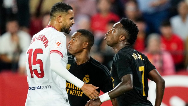 Vinicius Junior highlights racist gesture made by 'child', praises Sevilla for ejecting fan Vinicius Junior highlights racist gesture made by 'child', praises Sevilla for ejecting fan