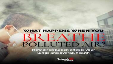 What happens when you breathe polluted air?