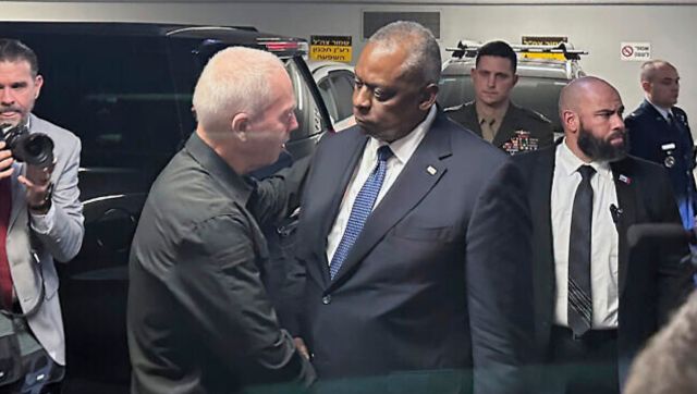 Israel's Defence Minister Yoav Gallant brief Lloyd Austin on IDF preparations ahead of expected ground incursion Israel's Defence Minister Yoav Gallant brief Lloyd Austin on IDF preparations ahead of expected ground incursion