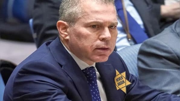 Israel-Hamas war: What is the yellow star that Israeli envoy to UN wore at meet?