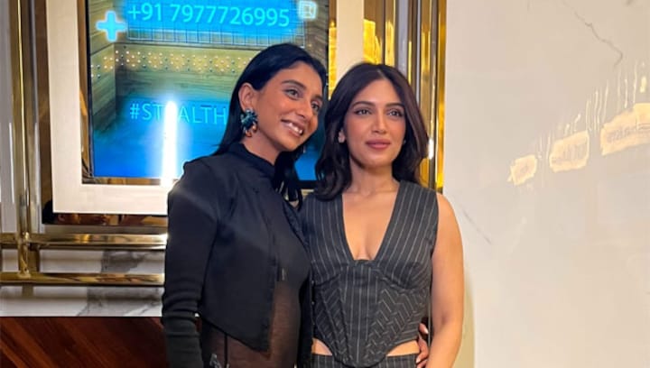 Bhumi Pednekar and Dolly Singh spotted at the screening of 'Thank You For Coming'