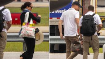Prince Harry and Meghan Markle take private flight to Atlanta after preaching climate preservation
