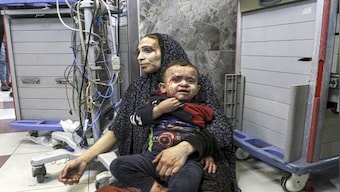 In Images | Death and doom at Gaza hospital, where 500 were killed in blast