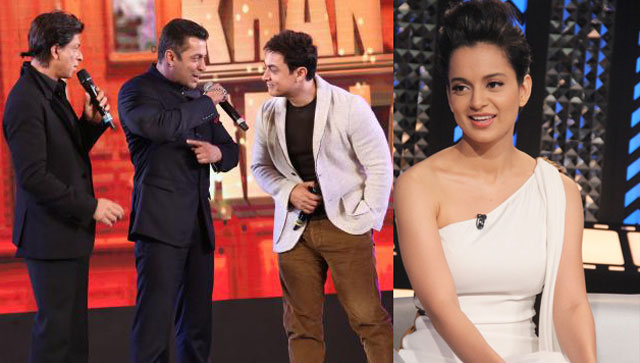 Kangana Ranaut says she never had issues with Shah Rukh Khan, Aamir Khan, Salman Khan, reveals, 'My main issue was...' Kangana Ranaut says she never had issues with Shah Rukh Khan, Aamir Khan, Salman Khan, reveals, 'My main issue was...'