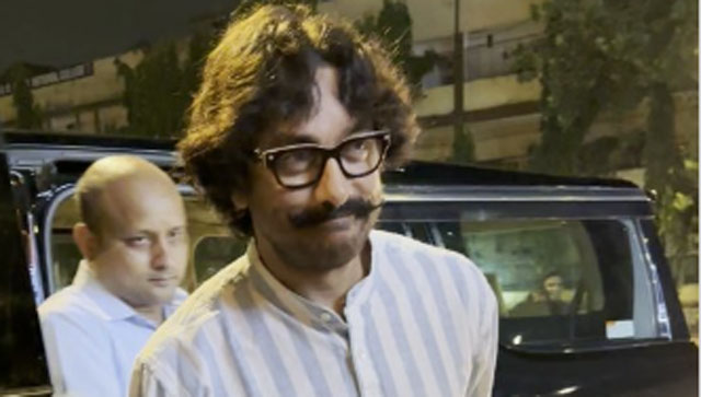 WATCH: Aamir Khan flaunts new look with wavy hair and moustache WATCH: Aamir Khan flaunts new look with wavy hair and moustache