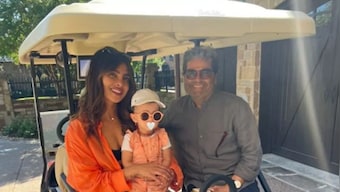 Vishal Bhardwaj meets Priyanka Chopra at her Los Angeles home, gets clicked with actress' daughter Malti