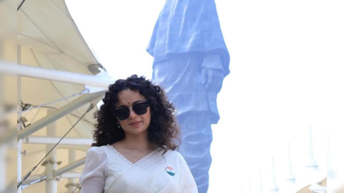 Kangana Ranaut visits Statute of Unity for Tejas promotions, pays tribute to Sardar Vallabhbhai Patel