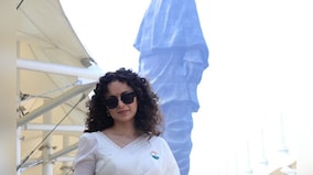 Kangana Ranaut visits Statute of Unity for Tejas promotions, pays tribute to Sardar Vallabhbhai Patel