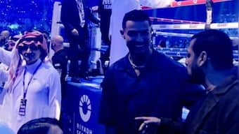Salman Khan and Cristiano Ronaldo spotted chatting after video of the footballer ignoring the 'Tiger 3' star went viral