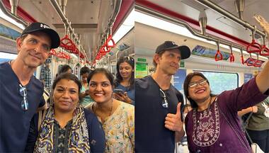 Hrithik Roshan beats the heat and traffic woes, travels to work by Mumbai metro; see post