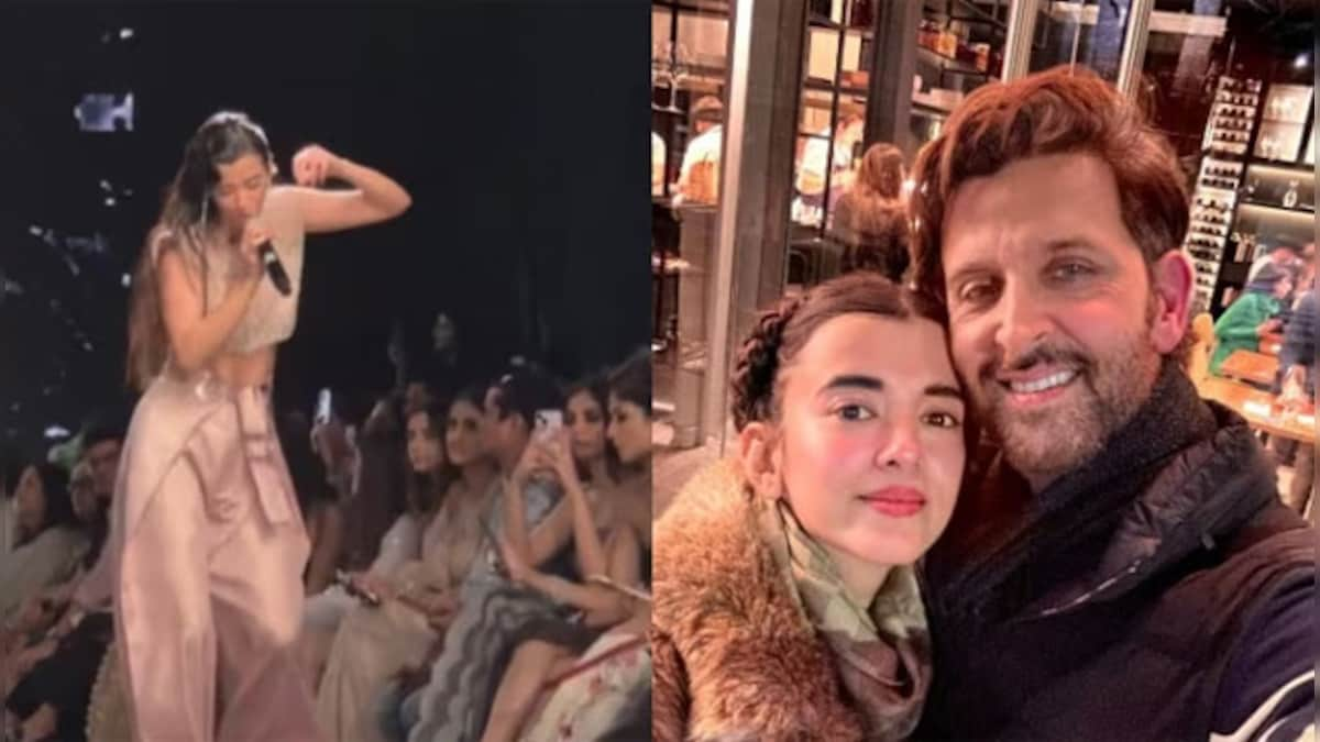 Hrithik Roshan's girlfriend Saba Azad's quirky ramp walk at Lakme Fashion Week steals the spotlight